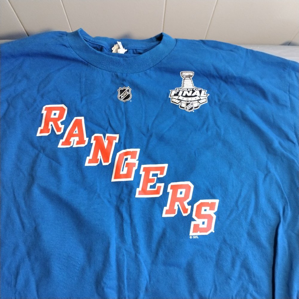 Reebok 2014 NHL Rangers Stanley Cup Tee # 13 Carcillo XL